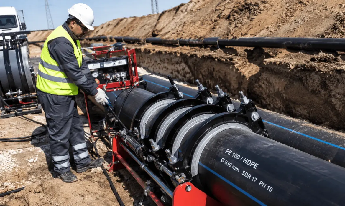 PE100 Polietilen Boru Kaynağı
